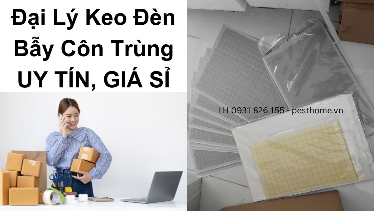 Đại Lý Keo Đèn Bẫy Côn Trùng UY TÍN, GIÁ SỈ
