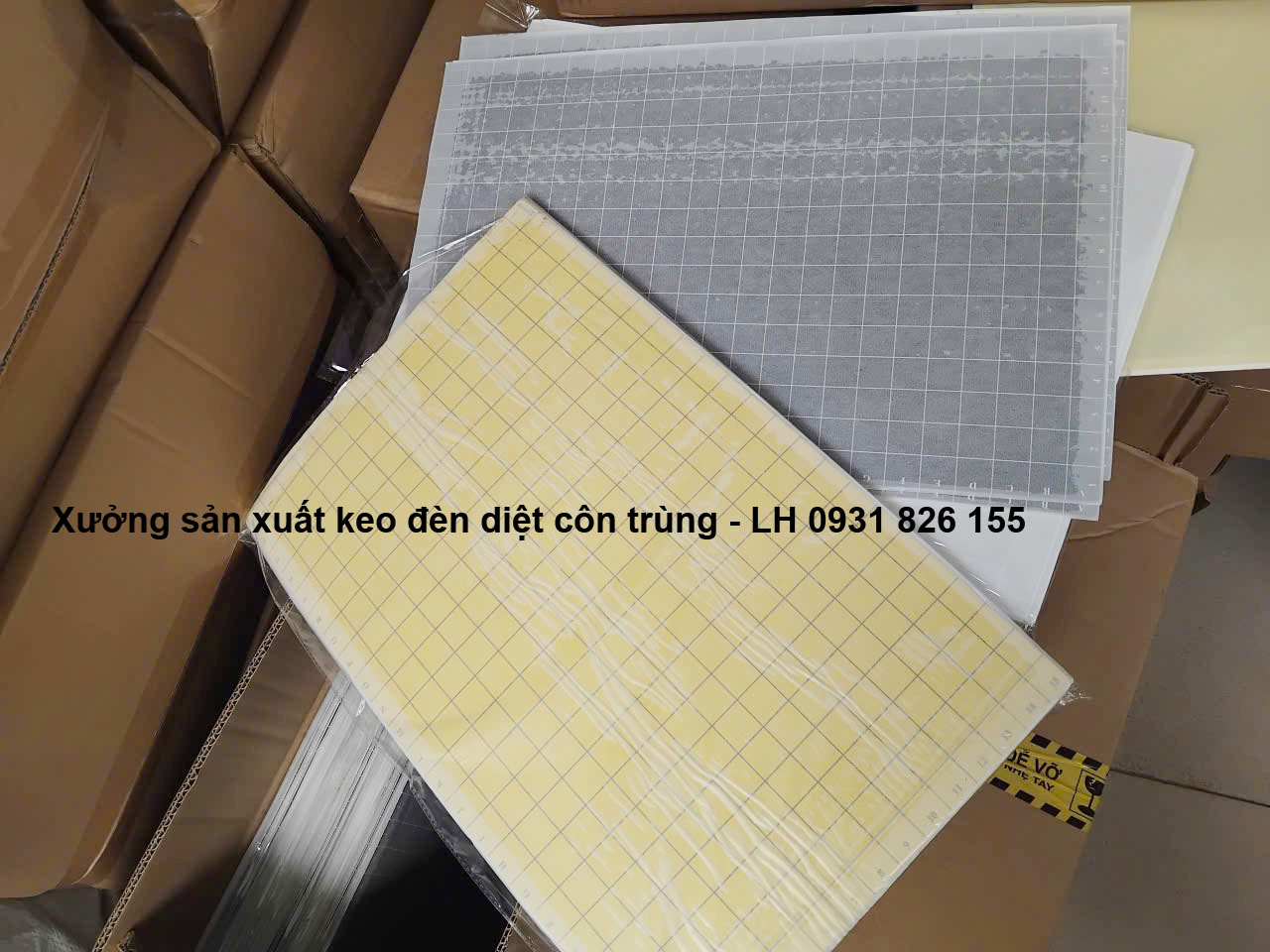 Xưởng gia công keo đèn bẫy côn trùng
